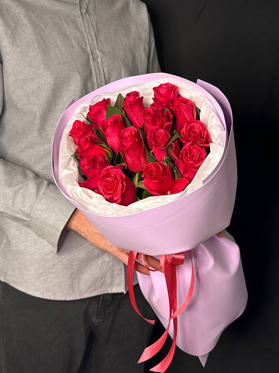 Букет из 15 роз Кения